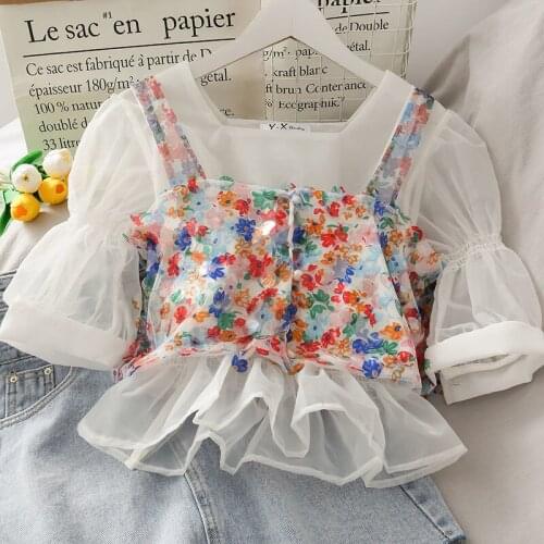 Women Blouse Short-Sleeved Chiffon 2021 Womens Sling Top Doll Shirt Blusas Mujer De Moda