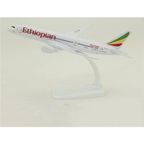 20CM 1/300 Boeing 787 B787 Airlines Model Alloy Ethiopian Airlines Aircraft Plane Collection Kid Children Toys F Decoration