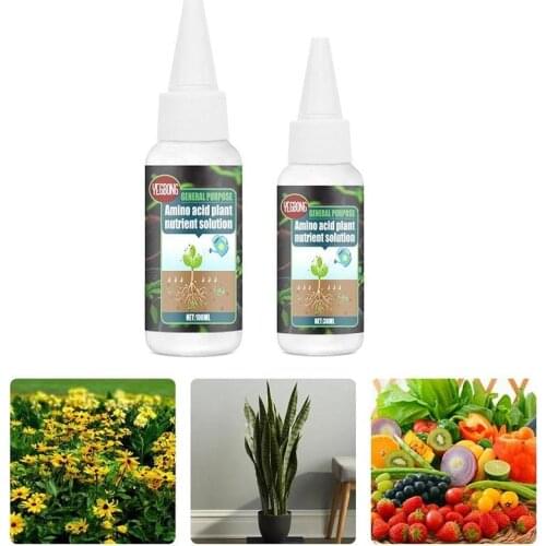 Amino Acid Plant Nutrient Solution Universal Plant Solution Plant Fertilizer Nutrient Succulent Hydroponic 100ML Flower Gar C6V6