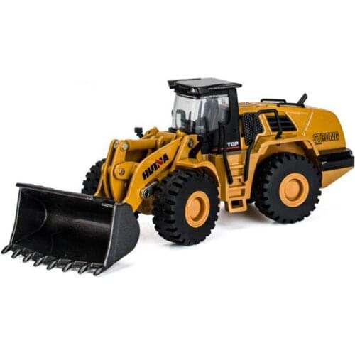 Car 1/50 scale excavator loader truck vehicle model die-cast alloy metal engineering toy F Kid Collection souvenir gift display