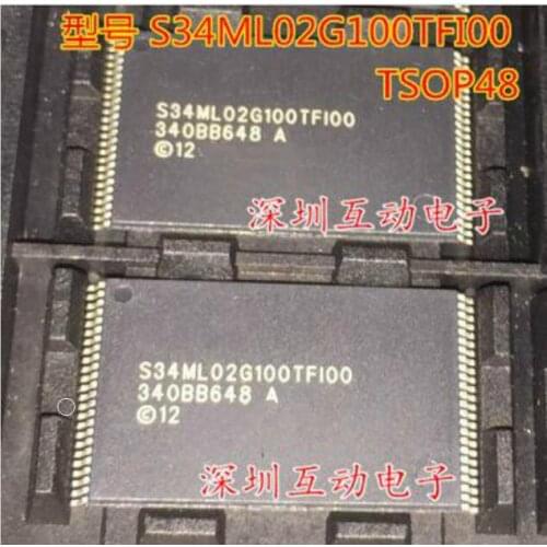Free shipping 10PCS S34ML02G100TFI000 TSOP48