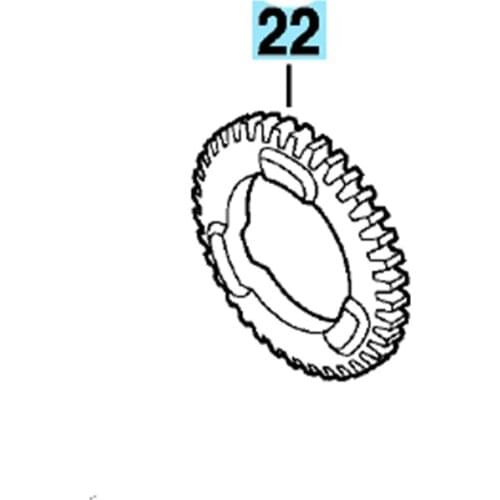 Cylindrical Gear for BOSCH GBH2-26E GBH2-26DE GBH2-26RE GBH3-28DRE GBH2-28D GBH2-24RE GBH2-24DRE GBH2-24DFR GBH36V-LI