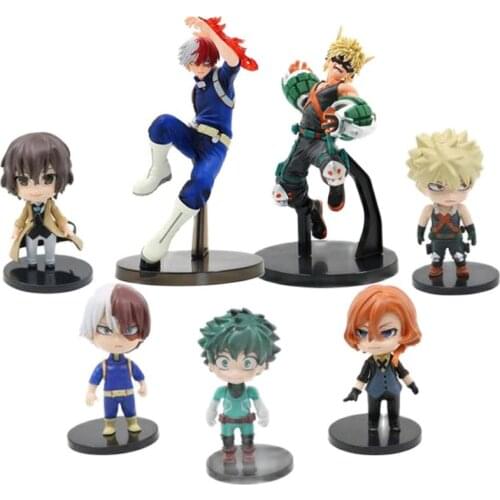 Hot Cartoon Anime My Hero Academia Action Figure Toys All Might Azawa Shouta Shigaraki Tomura Boku Model Figures Toy set Gifts