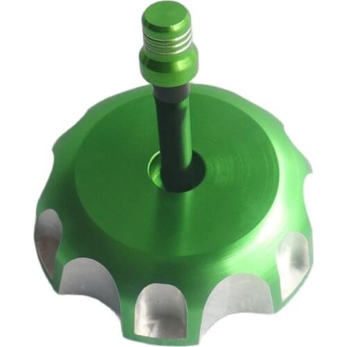 Dirt Bike Gas Fuel Tank Cap Green Cover Fit For Kawasaki KFX KLX KX 250 450 Motorcycle Accessories