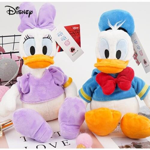 Classical Disney Stuffed Toys for Children Donald Duck and Daisy Plush Toys Animal PP Cotton Dolls Baby Birthday Christmas Gifts