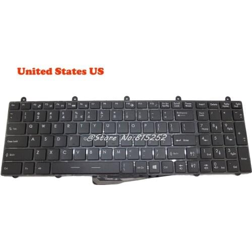 US English Keyboard For MSI GT60 0NC 0ND 0NE 0NF 0NG 0NR 2OJ 2OK 2PC 2PE GT70 2OC 2OD 2PC 2PE 2QD GE60 2PE-215US 2QE-867US 871US