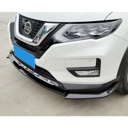For Nissan X-Trail 2017-2020 Body kit spoiler Front Bumper Diffuser Protector Body kit bumper rear shovel lip rear spoiler 2018