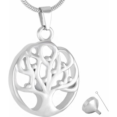 MJD9342 Stainless Steel Memory Of Love Waterproof Cremation Urn Necklace Ash Keepsake Jewelry