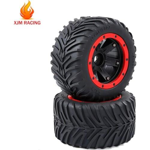 Herringbone Wheel Tire Assembly Kit (160mm*80mm) for 1/8 HPI Rc Car Racing Savage XL FLUX ROVAN ROFUN TORLAND Monster Brushless