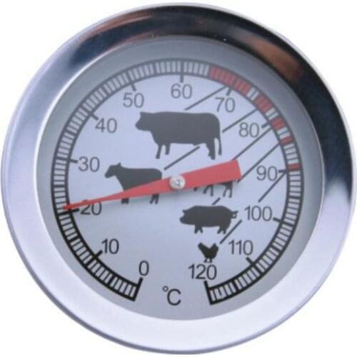 Stainless Steel Instant Read Probe Thermometer BBQ Food Cooking Meat Milk Gauge 100PCS/LOT Free shipping