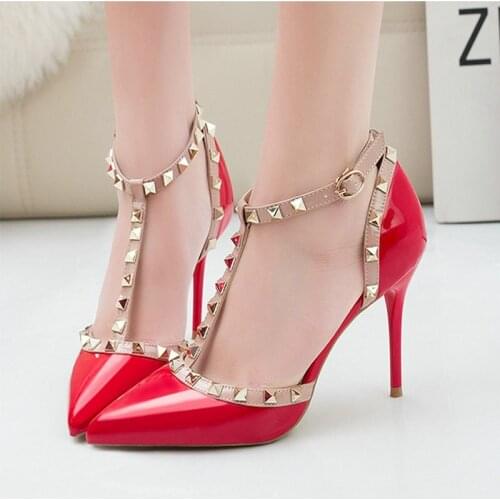 2021 New High-Heeled Shoes European And American Sexy Thin Heels Show Thin Heels High Heels Pointed Female Piercing Sandals