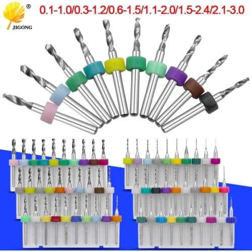 0.1-3.0mm Print Circuit Board Drill Bits Carbide Micro Drill Bits CNC PCB Twist Dril