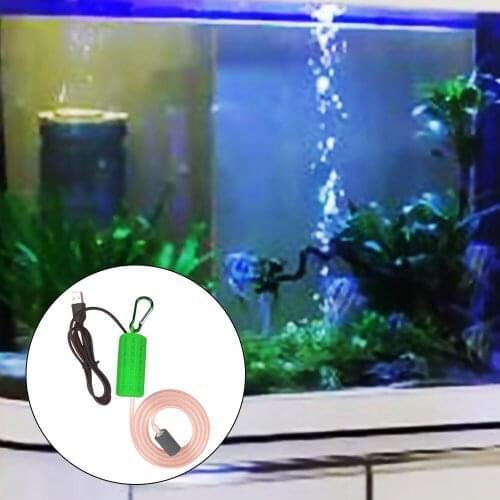 Portable Mini USB Aquarium Fish Tank Oxygen Air Pump Mute Energy Save Compressor Efficient Aquarium Tank Accessories