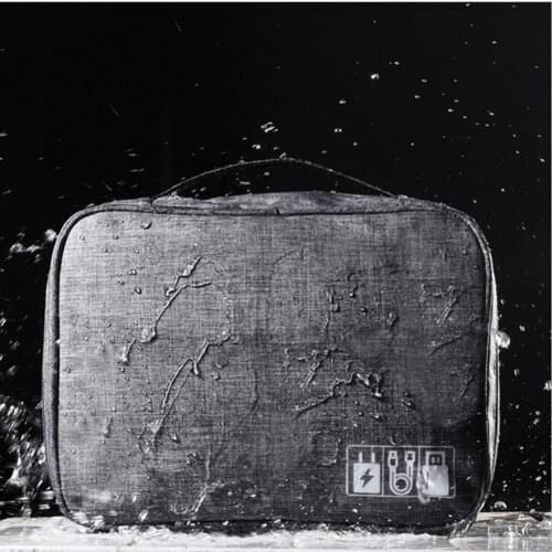 Portable Cable Digital Storage Bags Organizer USB Gadgets Wires Charger Power Battery Zipper Cosmetic Bag Case Accessories Item