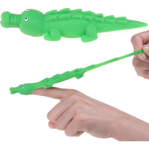 New 1pc Finger Projectile Slingshot Cartoon Marine Animals Series Ejection Catapult Environmentally Friendly Non-Toxic Toy