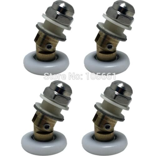 4pcs/8pcs19mm/23mm 25mm 27mm Old Fashioned Circular ARC Shower Room Bathroom Glass Door Sliding Door Roller