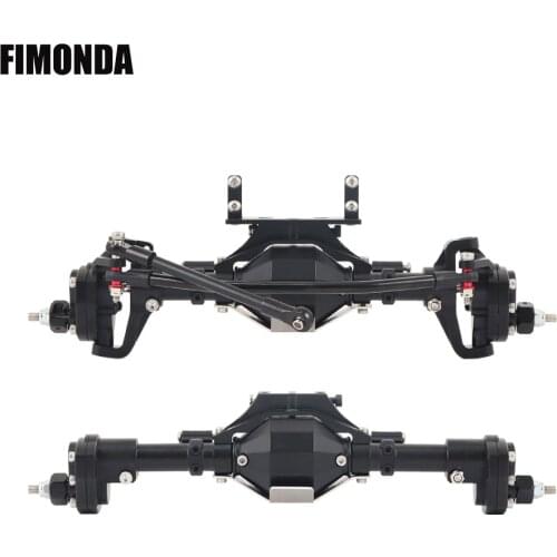 SCX10 Metal Axle Aluminum Front Rear Portal Axles for 1/10 RC Crawler Car Axial SCX10 II 90046 90047 RGT 86100 Upgrade Parts