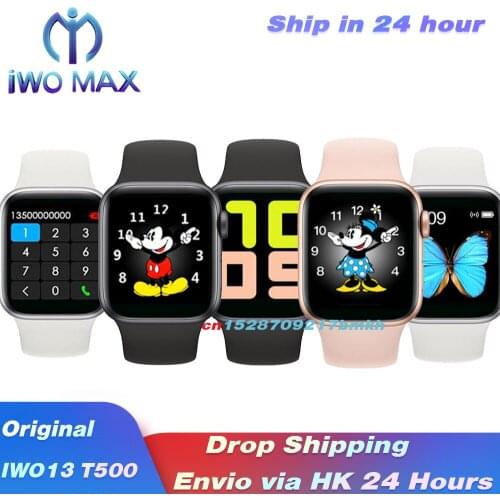 Wholesale IWO13 Smart Watch T500 Women Men Sport Smart Watch Series 6 Put Photo Phone Call Waterproof Heart Rate PK IWO12 X8 MAX
