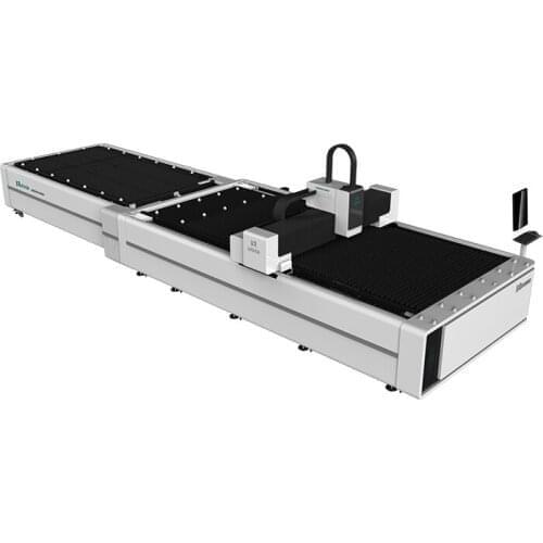 Sheet metal fiber laser cutting machine for stainless steel with exchange worktable