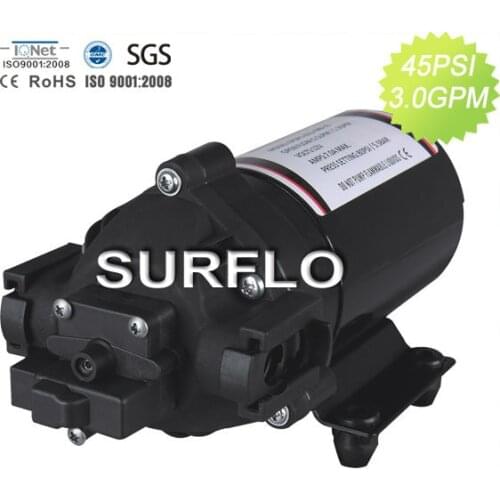 SURFLO KDP-3580A heavy duty high pressure sprayer pump DC 12V 80psi 5.5L/min 80psi for Vehicle-mounted sprayer, electric sprayer