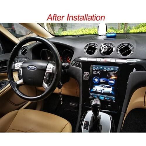 Tesla Android 9.0 DIN Car GPS navigation radio for Ford Smax/S-Max/Galaxy 2007-2015 car multimedia player Stereo autoradio audio