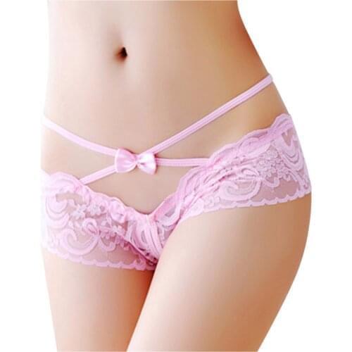 Women Underwear G String Sexy Open Crotch Appeal Temptation Panties Low Rise Woman Panties Lace Crotch Thong Cute Accessories