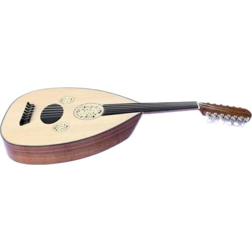Turkish Professional Half Cut Electric Oud Ud String Instrument OUDE #4