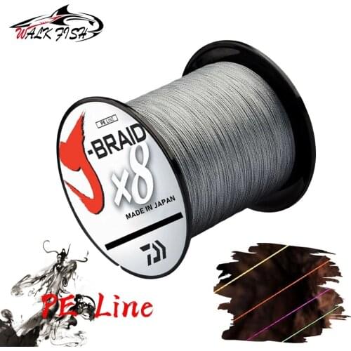 WALK FISH 500m 8 Strand PE Braided Fishing Line 8 Braid 18LB 22Lb 35Lb 87LB Japan Strong Wire Multifilament Durable Fishing Line