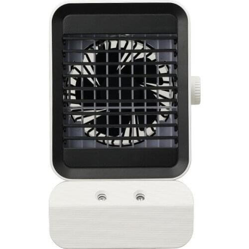 YenvK USB Rechargeable Mini Air Conditioner With Spray Desktop Fan Air Cooler Suitable For Summer