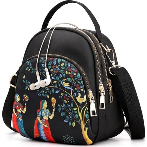 Oxford Cloth Womens Crossbody Bags New Middle-aged and Elderly Nylon Cloth Messenger Bag Mini Ladies Shoulder Bags Women Bag