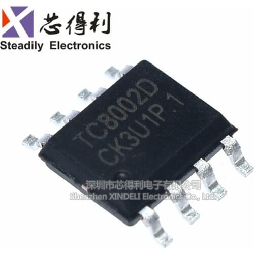20pcs/lot Original TC8002D Sop-8 3W Universal Audio Power Amplifier IC Compatible LM4871