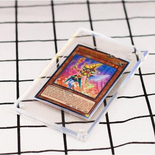 5 Pieces/Pack Meet YX Ultra HD 35PT Card Brick Strong Magnetic Card Brick Groove Version Holds Yu-Gi-OH Series Small Size Cards