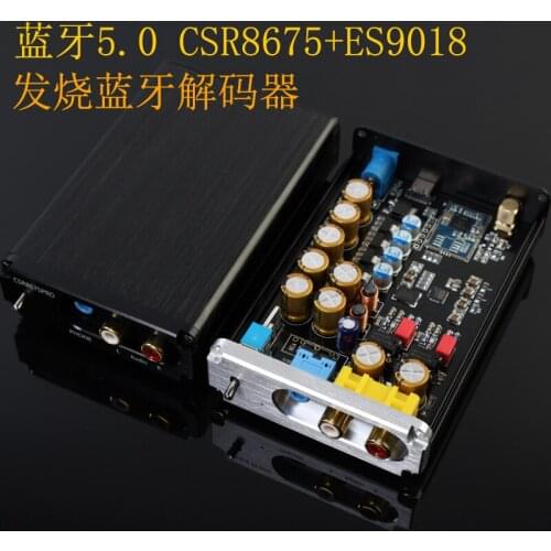 Remote Control Digital ES9038 Audio Decoder AMP Hard Solution DSD Bluetooth 5.0 AptX-hd Coaxial Fiber TPA6120A2