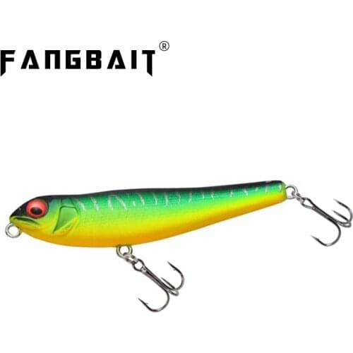 Fangbait fishing lures 2021 Freshwater Coayu Slide Sinker 71mm Sinking Pencil Bait walk the dog Sinking Wobbler Artificial Bait