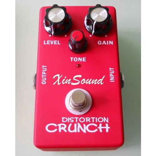 Crunch Box Distortion Guitar Effects Pedal XinSound DS-10 by True Bypass