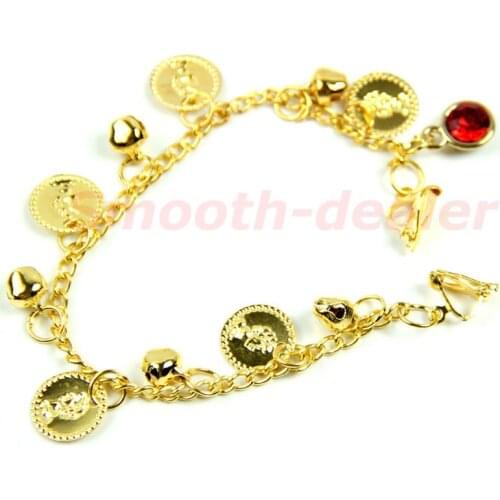 Indian Belly Dance Fashion Jewelry Bridal Wedding Clip On Nose Ring Chain Golden H9ED