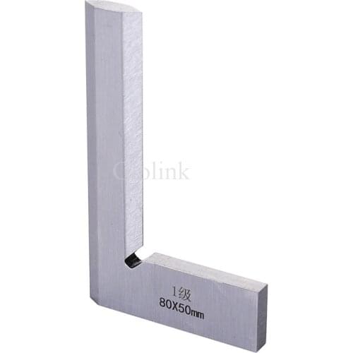 Blade Ruler Gauge Broadside Knife-Shaped 80x50mm 90 Degree Angle Square Blade Ruler Gauge Measuring Tool