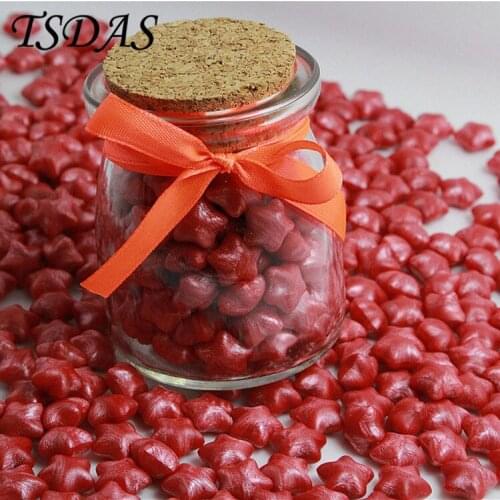 Lovely Orange Red Color Lucky Star Stamp Wax Vintage DIY Wax in Bulk MINI Sealing Wax Gift Seal Granule Wax