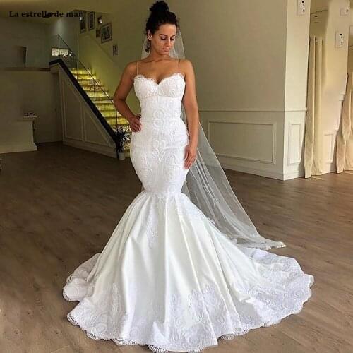 La estrella de mar Mermaid Silhouette Wedding Dresses