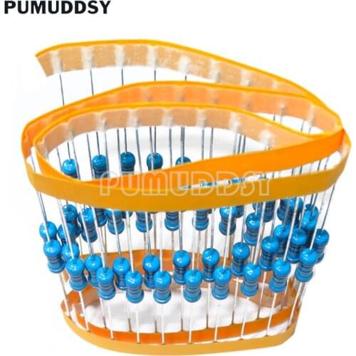 50PCS 1/2W Metal Film Resistor 1R~2.2M 100R 220R 330R 1K 1.5K 2.2K 3.3K 4.7K 10K 22K 47K 100K 100 220 330 1K5 2K2 3K3 4K7 Ohm