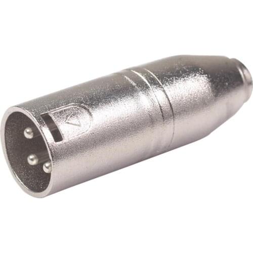 Mixer camera microphone 3.5mm female to big three-core balanced XLR Canon public audio adapter