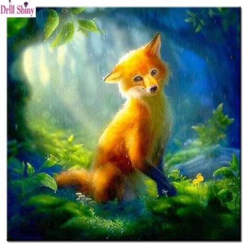 Mosaic diamond ,fox diy diamond painting Diamond Embroidery full canvas painting,5D diamond painting,wall painting,Mosaic decor
