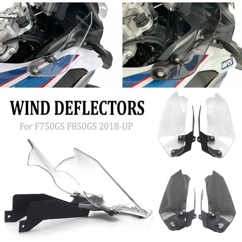 For BMW F750GS F850GS F 750 850 GS Motorcycle Side Panels Front Wind Deflector Pair Windshield Windscreen Plate Handguard Cover