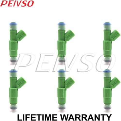 6x 0280156007 04861454AA fuel injector for Chrysler Town & Country 2001~2007 Voyager 2001~2003 3.3L V6