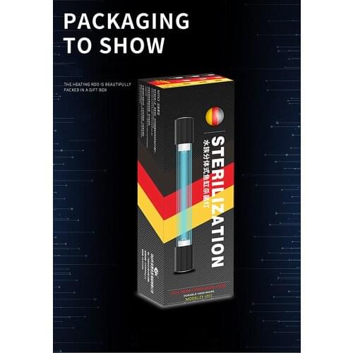 Fish Tank UVC Ultraviolet Disinfection Lamp Submersible Germicidal Cleaning Lamp Suitable For Aquarium Sterilization Supplies