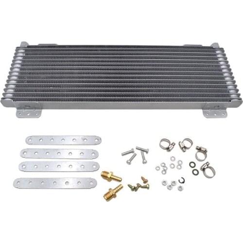 Universal 40000 GVW Include high quality hose Transmission Oil Cooler Low Pressure Drop EX-J015 LPD47391