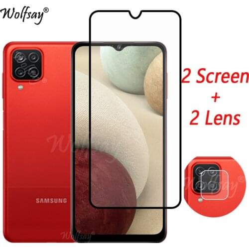 Tempered Glass For Samsung Galaxy A12 Nacho Screen Protector For Samsung A12 Nacho Camera Glass For Samsung A12 Nacho Glass 6.5"