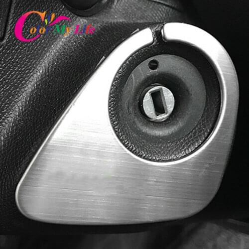 Car Ignition Key Ring Protection Cover Sticker for Peugeot 208 301 308 408 308S 2008 Accessories Ignition Key Hole Circle Trim
