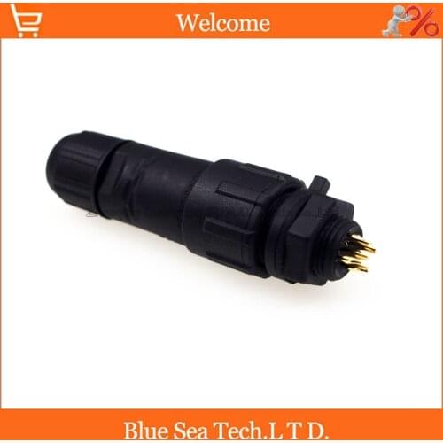 10pcs Good M14 Waterproof connector 5pin contacts panel type IP68,aviation plug,Waterproof Adapter for LED ect