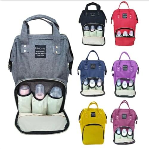 BABYLONDY 8 Different Colors Mother Baby Care Backpack Diaper bag For Baby Large Capacity Nappy Bag Travel Made in Turkey